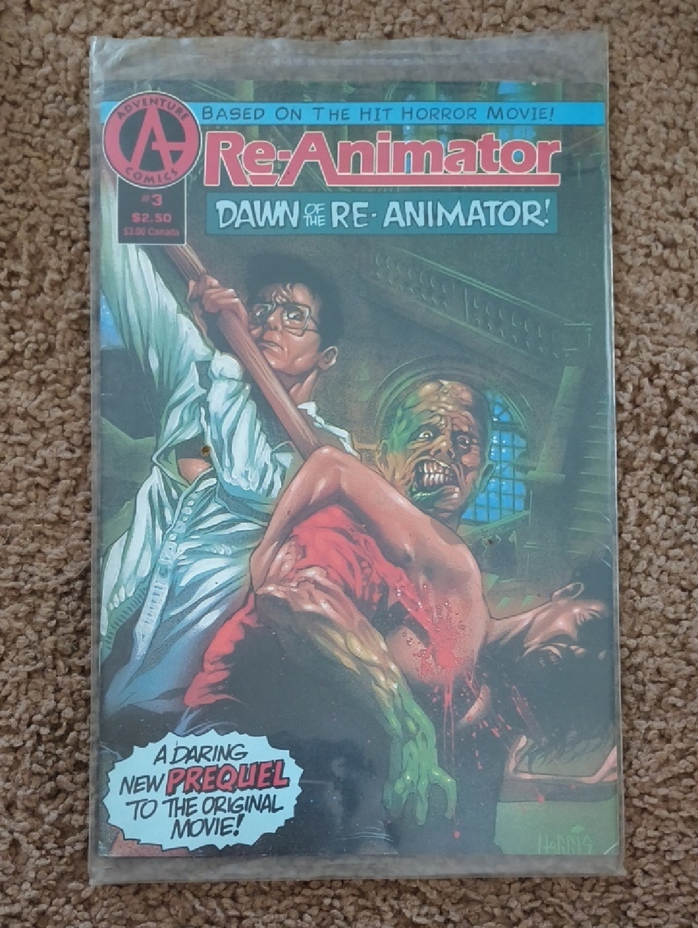 Re-Animator Dawn of the Re-Animator Comic Book - Horror Cover Art